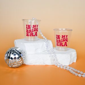 In My Bride Era Plastic Shot Glass Wicked Partystore 1