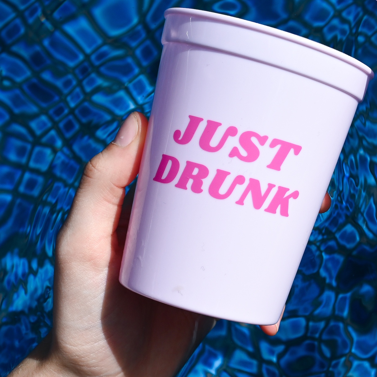 Just Drunk Pink Party Cups Wicked Partystore 3