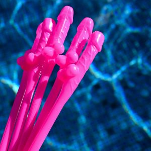 Naughty Willy Straws Dark Pink Wicked Patystore 2