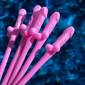 Naughty Willy Straws Light Pink Wicked Partystore 1