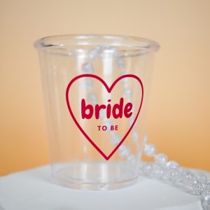 Plastic Shot Glasses Bride To Be Wicked Partystore 4