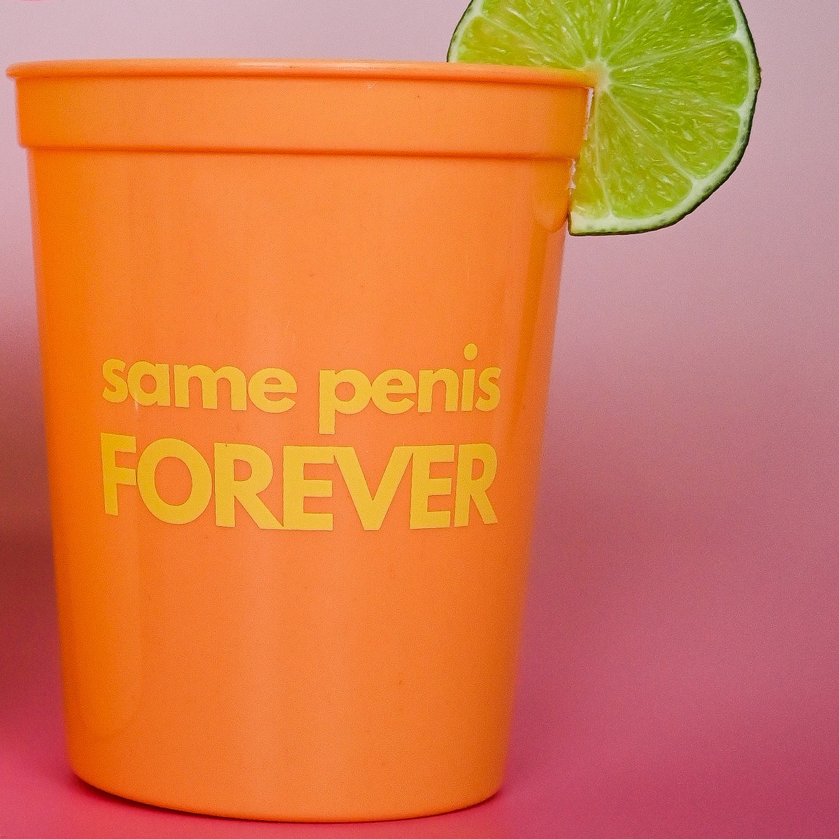 Same Penis Forever Party Cups Orange Wicked Partystore 3