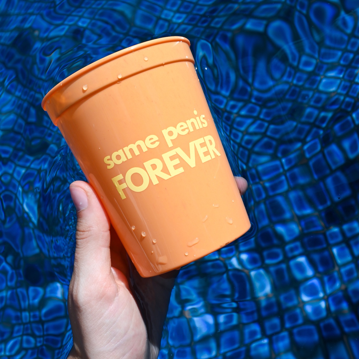 Same Penis Forever Party Cups Orange Wicked Partystore 4