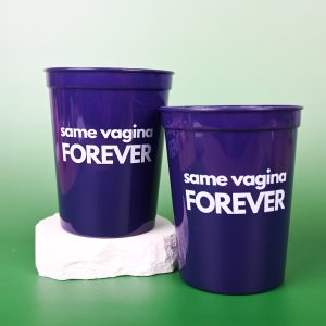 Same Vagina Forever Blue Party Cups Wicked Partystore 1