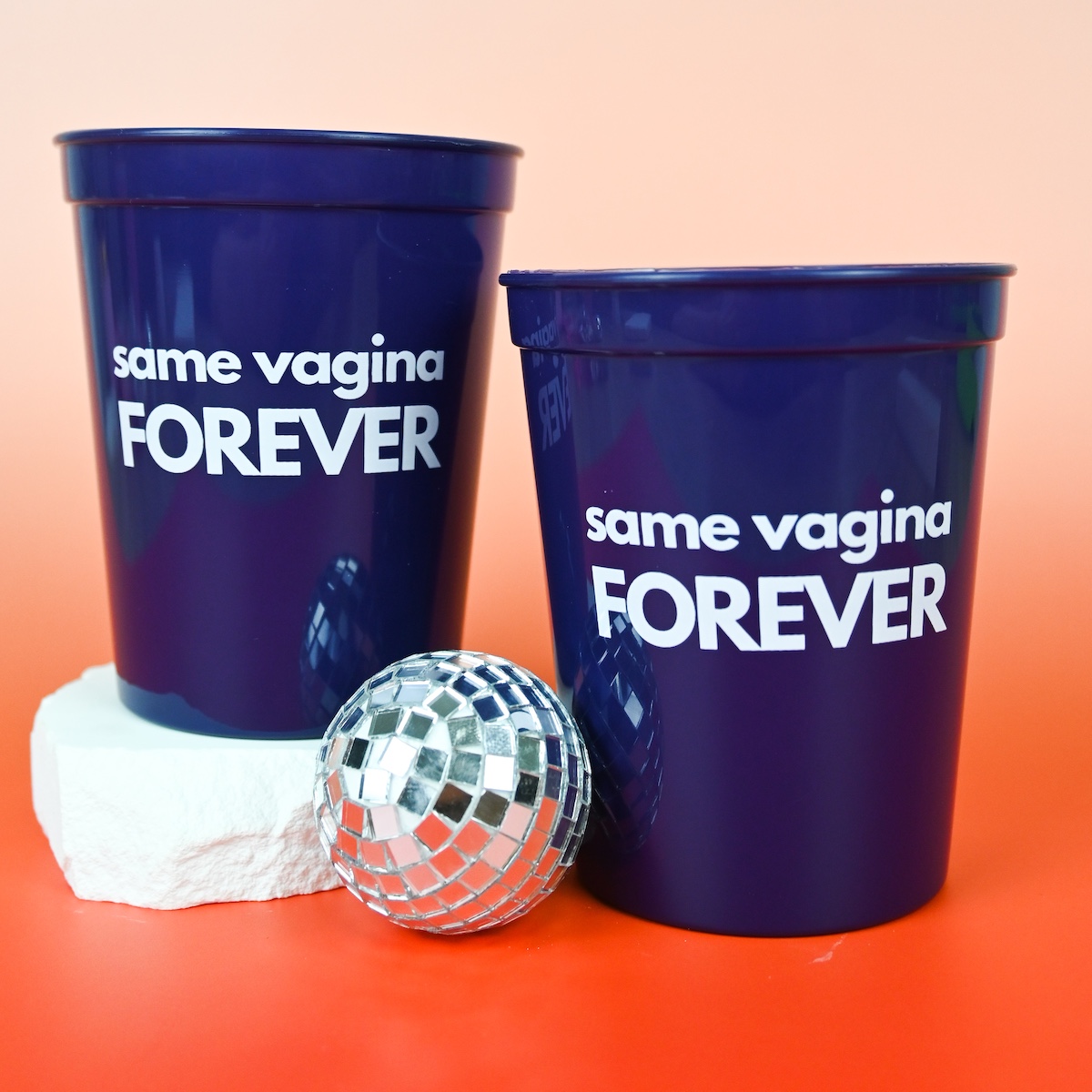 Same Vagina Forever Blue Party Cups Wicked Partystore 3