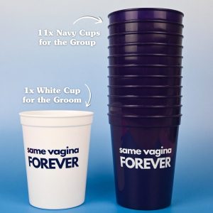 Same Vagina Forever Stacked Cups 2