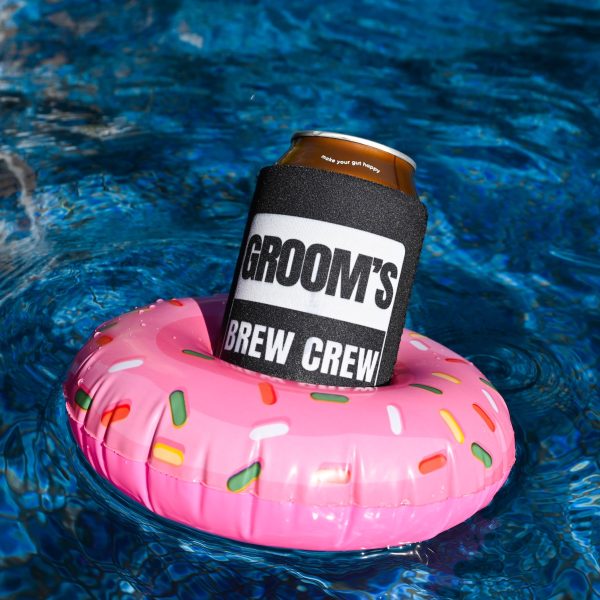 Stubby Holder Grooms Brew Crew Wicked Partystore 1
