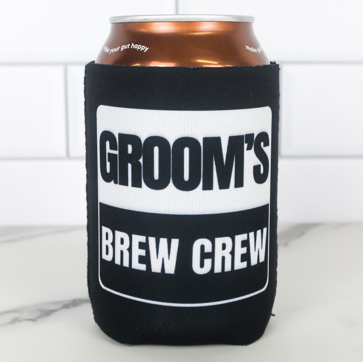 Stubby Holder Grooms Brew Crew Wicked Partystore 3