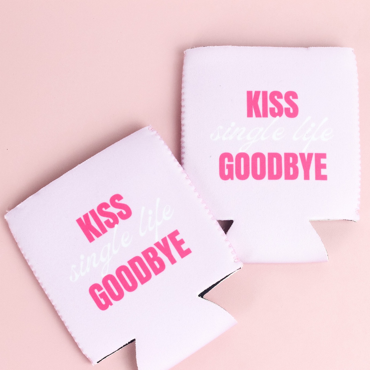Stubby Holders Kiss Single Life Goodbye Wicked Partystore 4