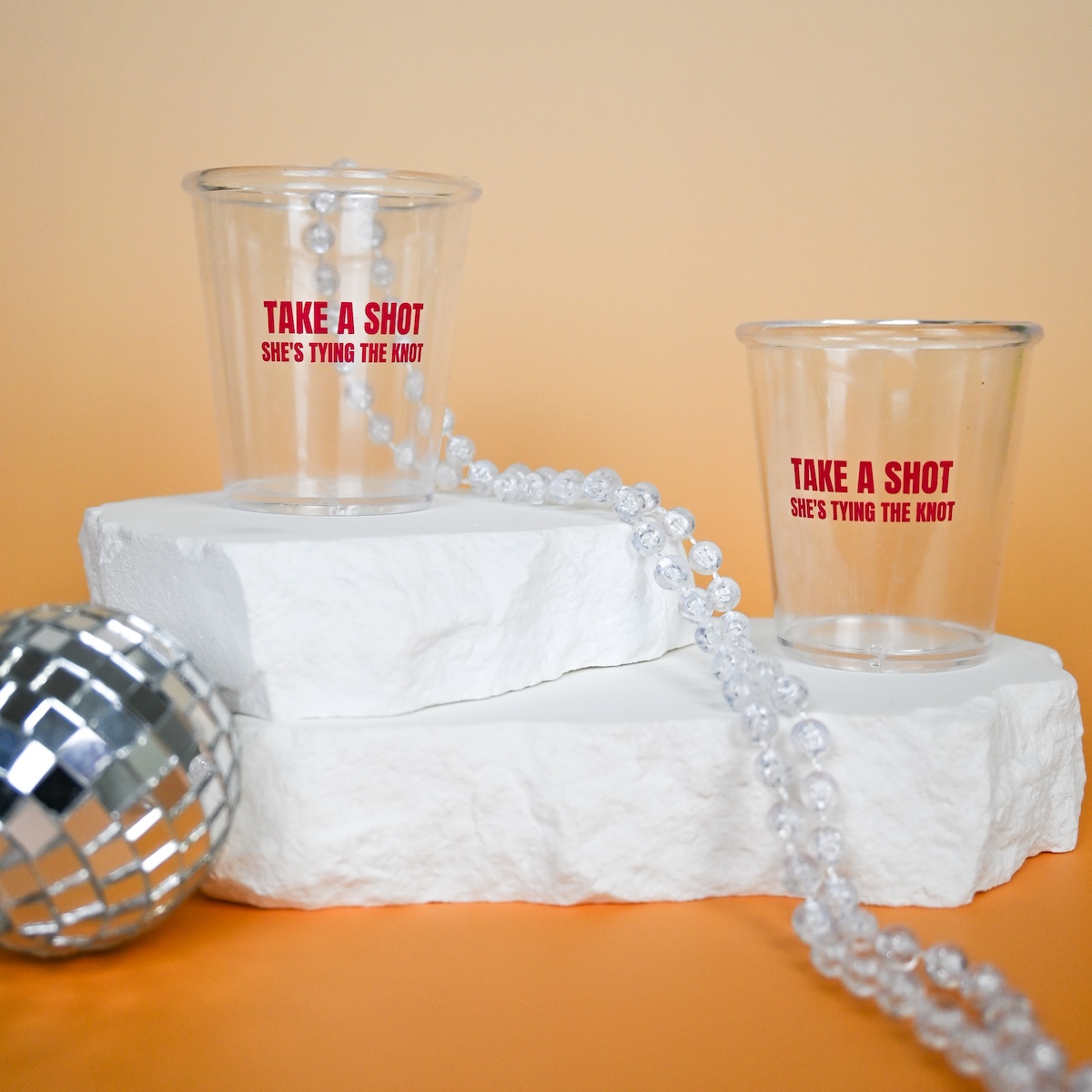 Take A Shot Pink Plastic Shot Glass Wicked Partystore 3
