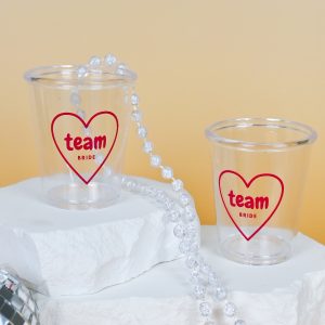 Team Bride Plastic Shot Glasses Wicked Partystore 2