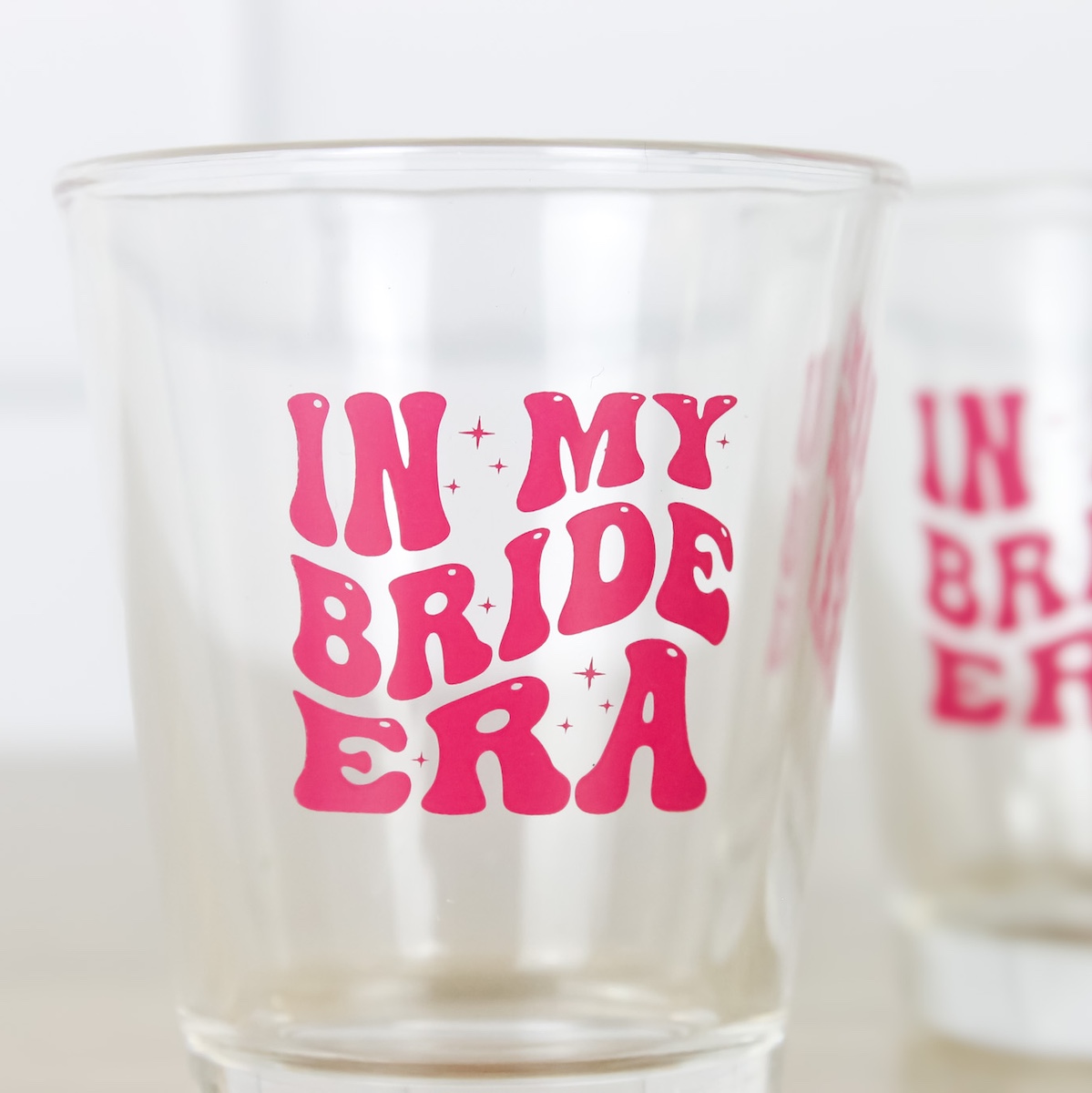 Wedding Shot Glasses In My Bride Era Wicked Partystore 6