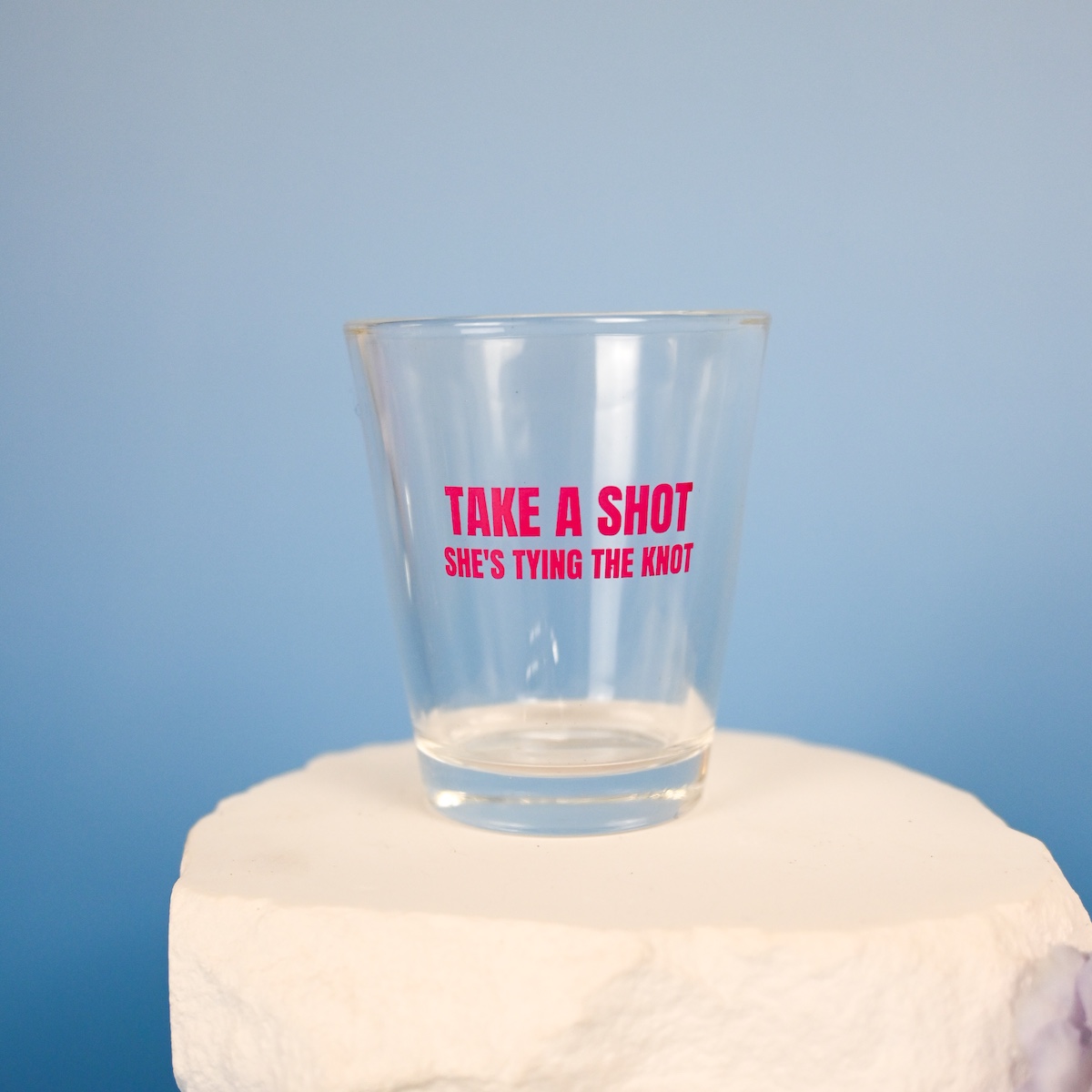 Wedding Shot Glasses Take A Shot Shes Tying The Knot Wicked Partystore 2
