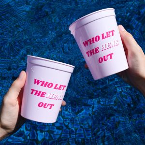 Who Let The Hens Out Light Pink Wicked Partystore Cups 2