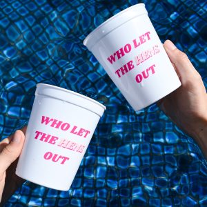Who Let The Hens Out Party Cup White Wicked Partystore
