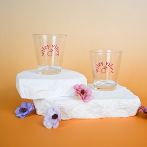 Wifey Vibez Wedding Shot Glasses Wicked Partystore 1