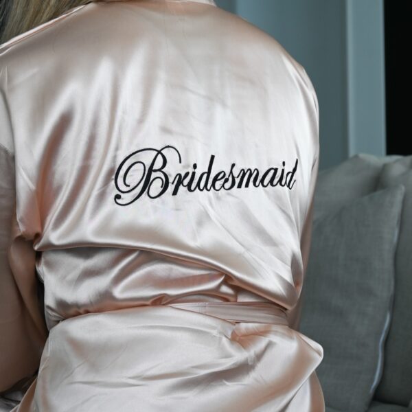 Bridesmaid Robe Champagne Wicked Partystore 7