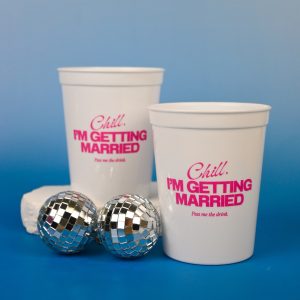Chill Im Getting Married Party Cups White Wicked Partystore 2