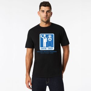 Personalised Bucks Top Design 12 Black Front Wicked Partystore