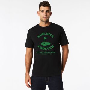 Personalised Bucks Top Design 15 Black Front Wicked Partystore