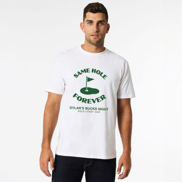 Personalised Bucks Top Design 15 White Front Wicked Partystore