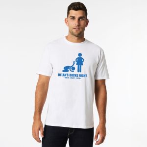 Personalised Bucks Top Design 16 White Front Wicked Partystore
