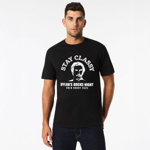Personalised Bucks Top Design 17 Black Front Wicked Partystore