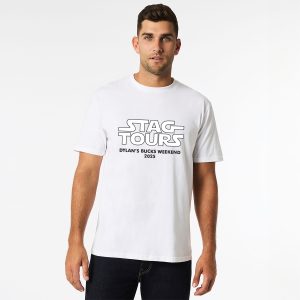 Personalised Bucks Top Design 18 White Front Wicked Partystore