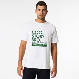 Personalised Bucks Top Design 8 White Front Wicked Partystore