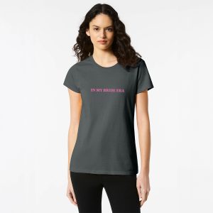 Personalised Hens Top Wicked Partystore Design 20 Black Front Pink