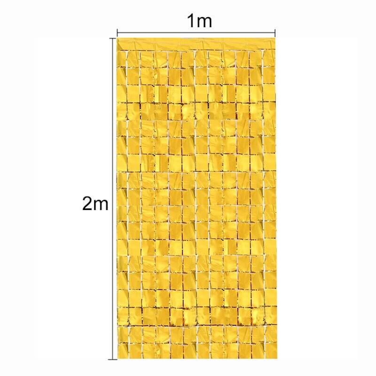 Gold Metallic Backdrop Wicked Partystore 2