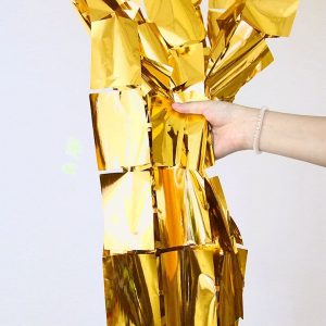 Gold Metallic Backdrop Wicked Partystore