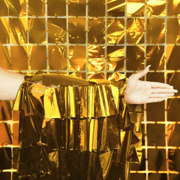 Gold Metallic Backdrop Wicked Partystore 4