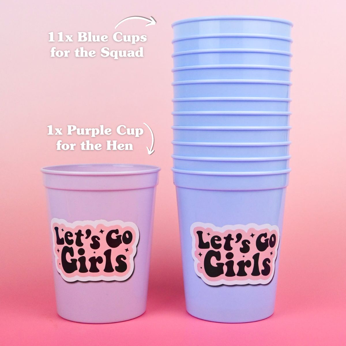 Lets Go Girls Cup Set 2