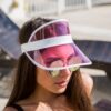 Pink Clear Visor Wicked Partystore 1