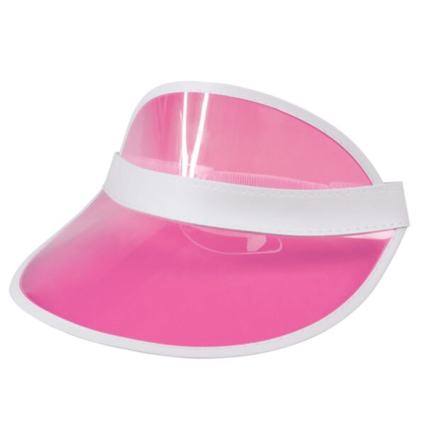 Pink Clear Visor Wicked Partystore 3