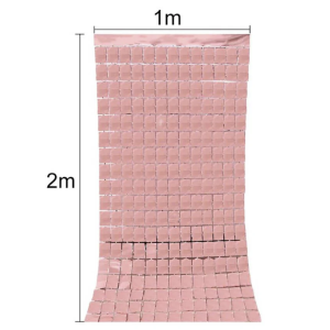 Rose Gold Metallic Backdrop Wicked Partystore