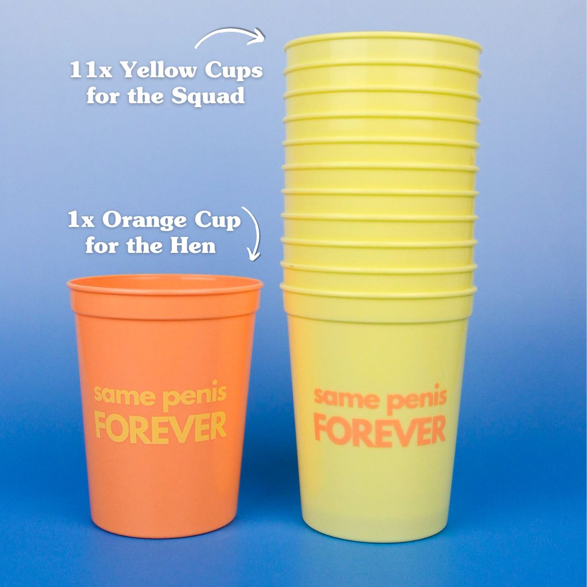 Same Penis Forever Cup Set 1