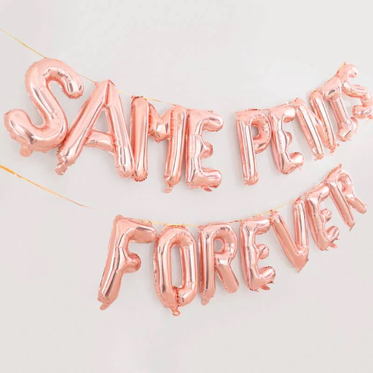 Same Penis Forever Rose Foil Balloons Wicked Partystore 3
