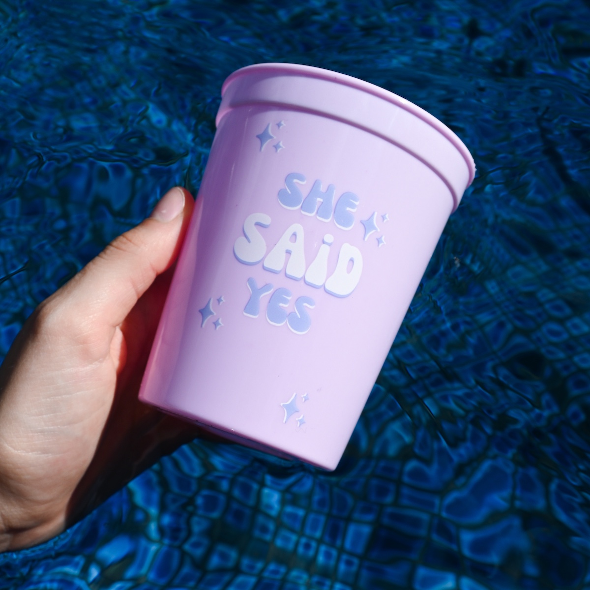 She Said Yes Pink Party Cups Wicked Partystore 4