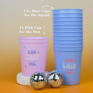 She Said Yes Set Party Cups 2