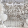 Silver Foil Metallic Curtain Wicked Partystore 3 Silver Foil Metallic Curtain Wicked Partystore 3