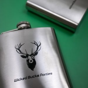 Wicked Partystore Bucks Hip Flask Main Image