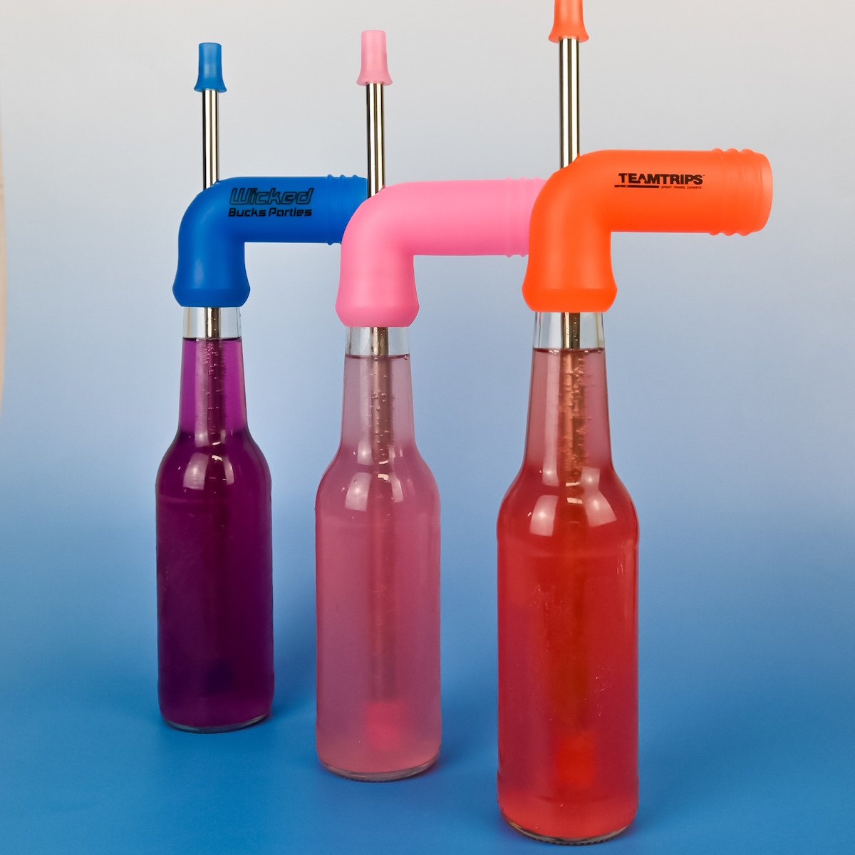 Colourful Drink Snorkels Wicked Partystore