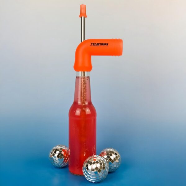 Drink Snorkel Orange Wicked Partystore 1 Drink Snorkel Orange Wicked Partystore 1