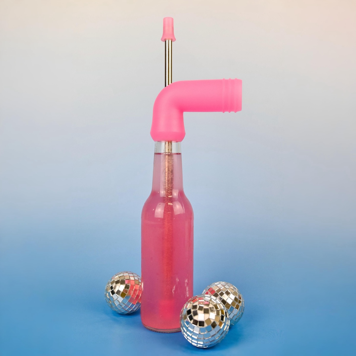 Drinking Snorkel Pink Wicked Partystore 1
