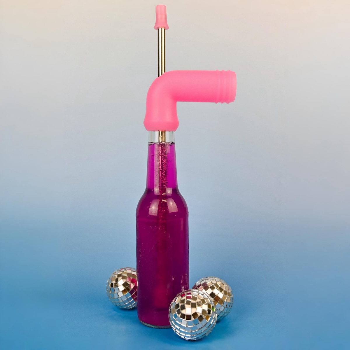 Drinking Snorkel Pink Wicked Partystore 6