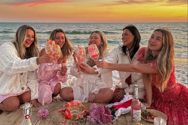 Sunset Beach Picnic Party Idea